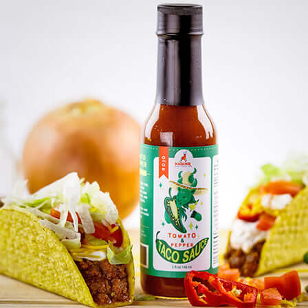 Markhor Tomato & Pepper Taco Sauce (5 oz) - Mild Heat